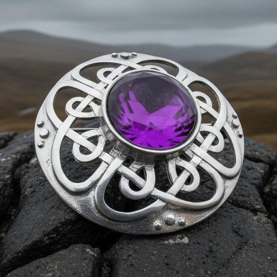 Glenashdale Celtic Knot Brooch Brooch La Vie Bien Glenashdale Celtic Knot Brooch