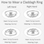 Glencora Pink Opal Claddagh Ring Ring La Vie Bien Glencora Pink Opal Claddagh Ring