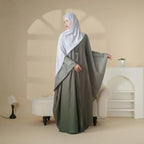 Glitter Gradient Polyester Abaya Set 4-Piece (MOA036) La Vie Bien Glitter Gradient Polyester Abaya Set 4-Piece (MOA036)