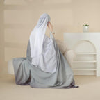 Glitter Gradient Polyester Abaya Set 4-Piece (MOA036) La Vie Bien Glitter Gradient Polyester Abaya Set 4-Piece (MOA036)