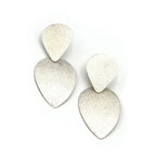 Glitz Teardrop Earrings - Silver