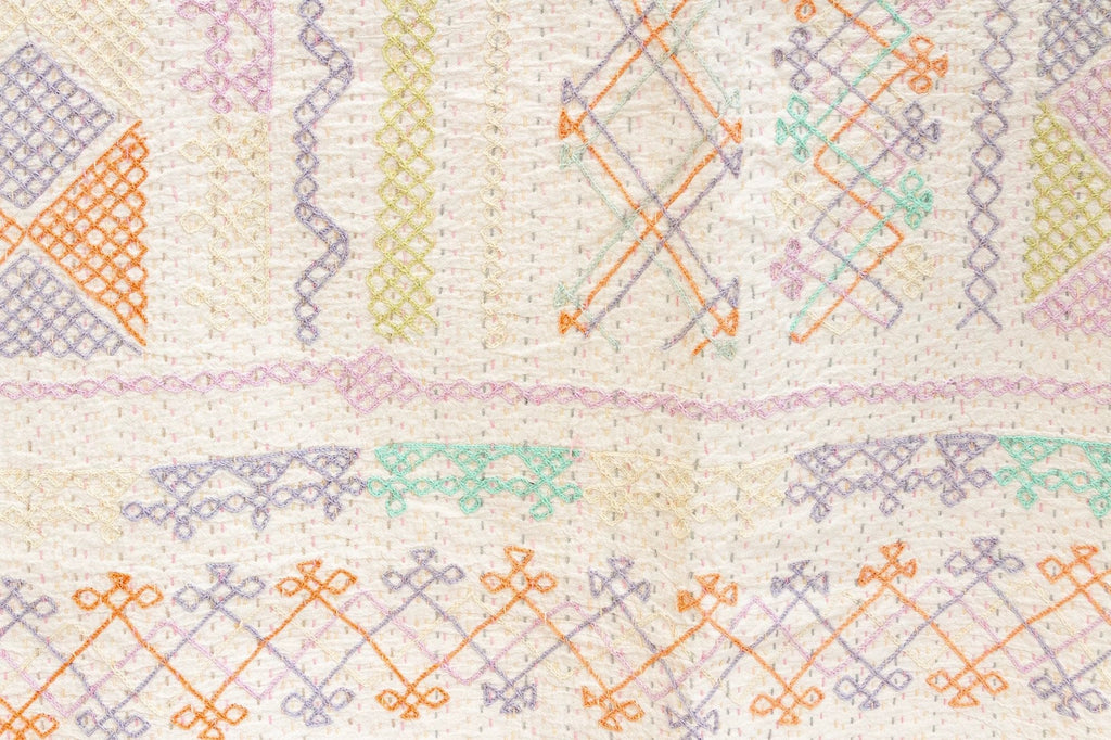 Global Eclectic Hand - stitched Cotton Kantha Bedcover