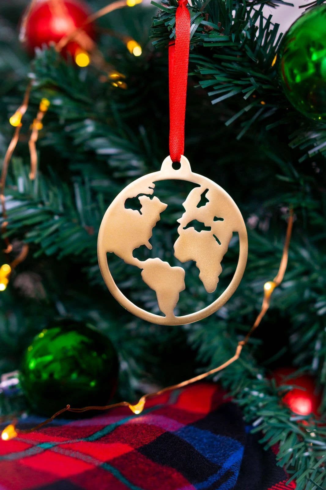 Globe Ornament by Ethical Trade Co