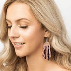 Gloria Seed Bead Earrings by Upavim Crafts