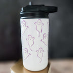 Glow in the Dark Ghost Straw Cup for Kids Drinkware La Vie Bien Glow in the Dark Ghost Straw Cup for Kids