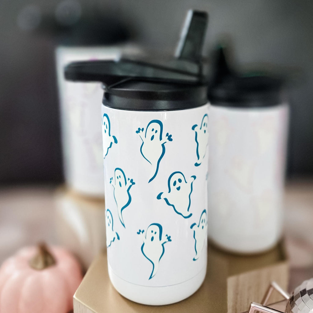 Glow in the Dark Ghost Straw Cup for Kids Drinkware La Vie Bien Glow in the Dark Ghost Straw Cup for Kids