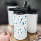 Glow in the Dark Ghost Straw Cup for Kids Drinkware La Vie Bien Glow in the Dark Ghost Straw Cup for Kids