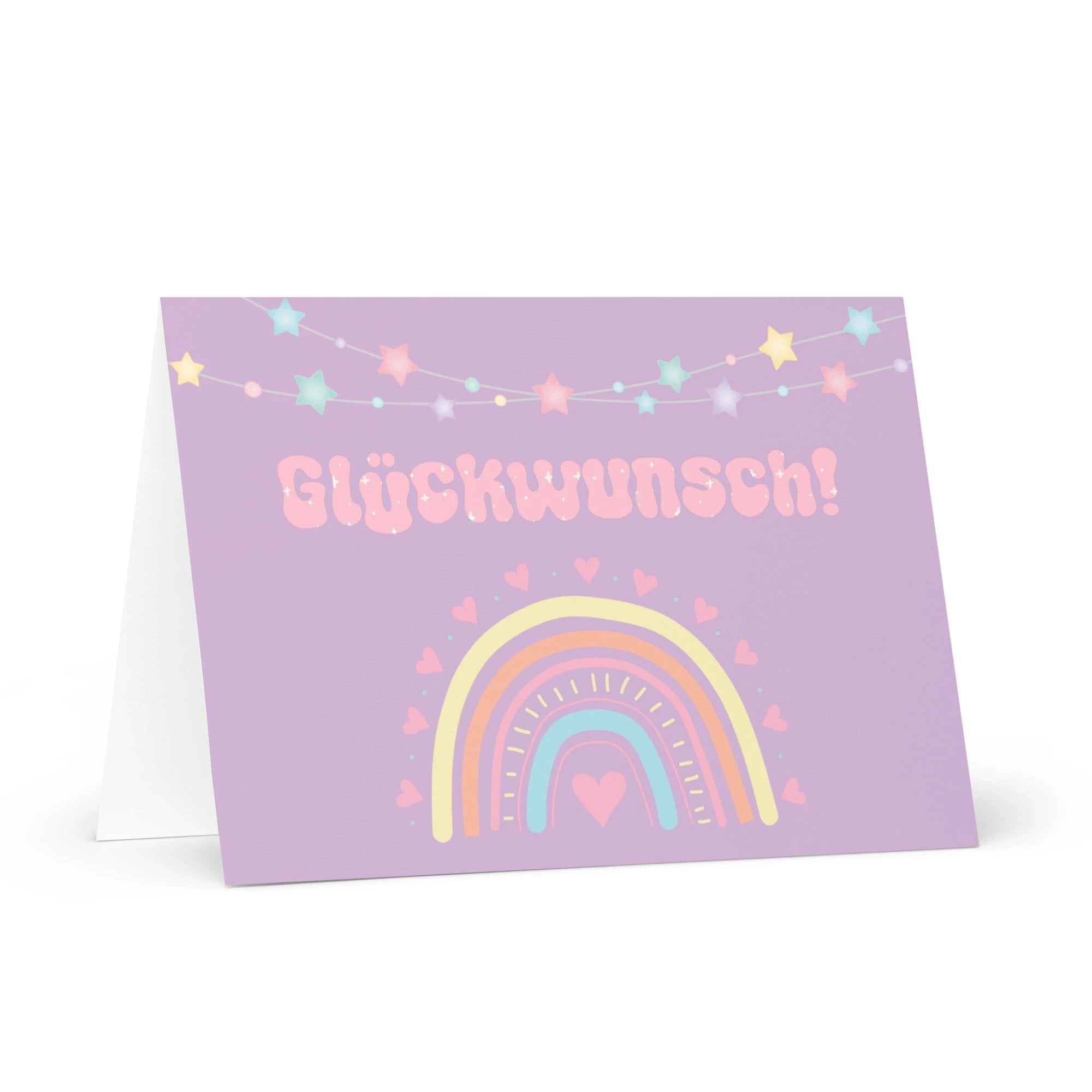 Glückwunsch! German congratulations Greeting card by La Vie Bien
