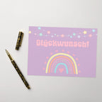 Glückwunsch! German congratulations Greeting card by La Vie Bien