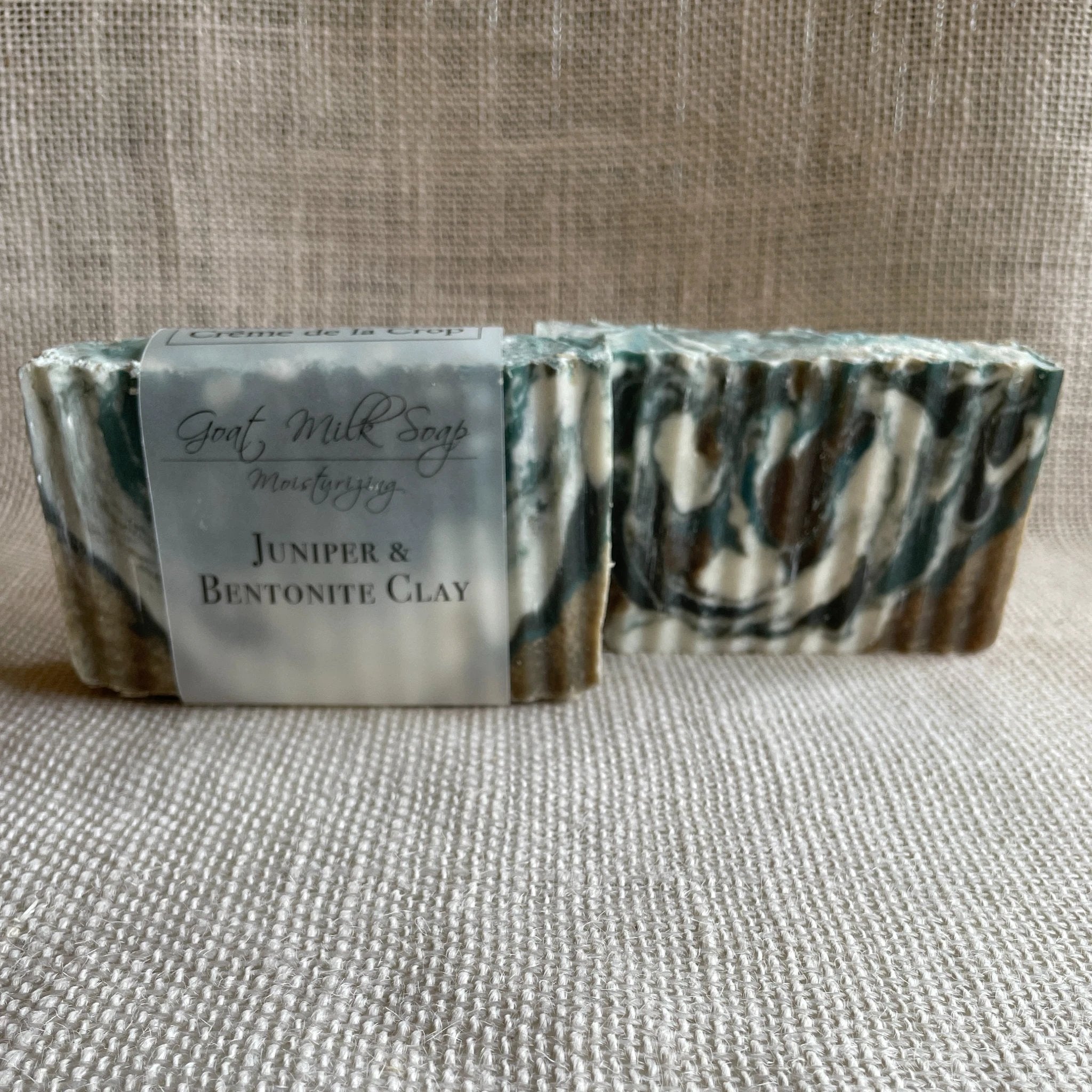 Goats Milk Soap - Juniper & Bentonite Clay by Creme de la Crop