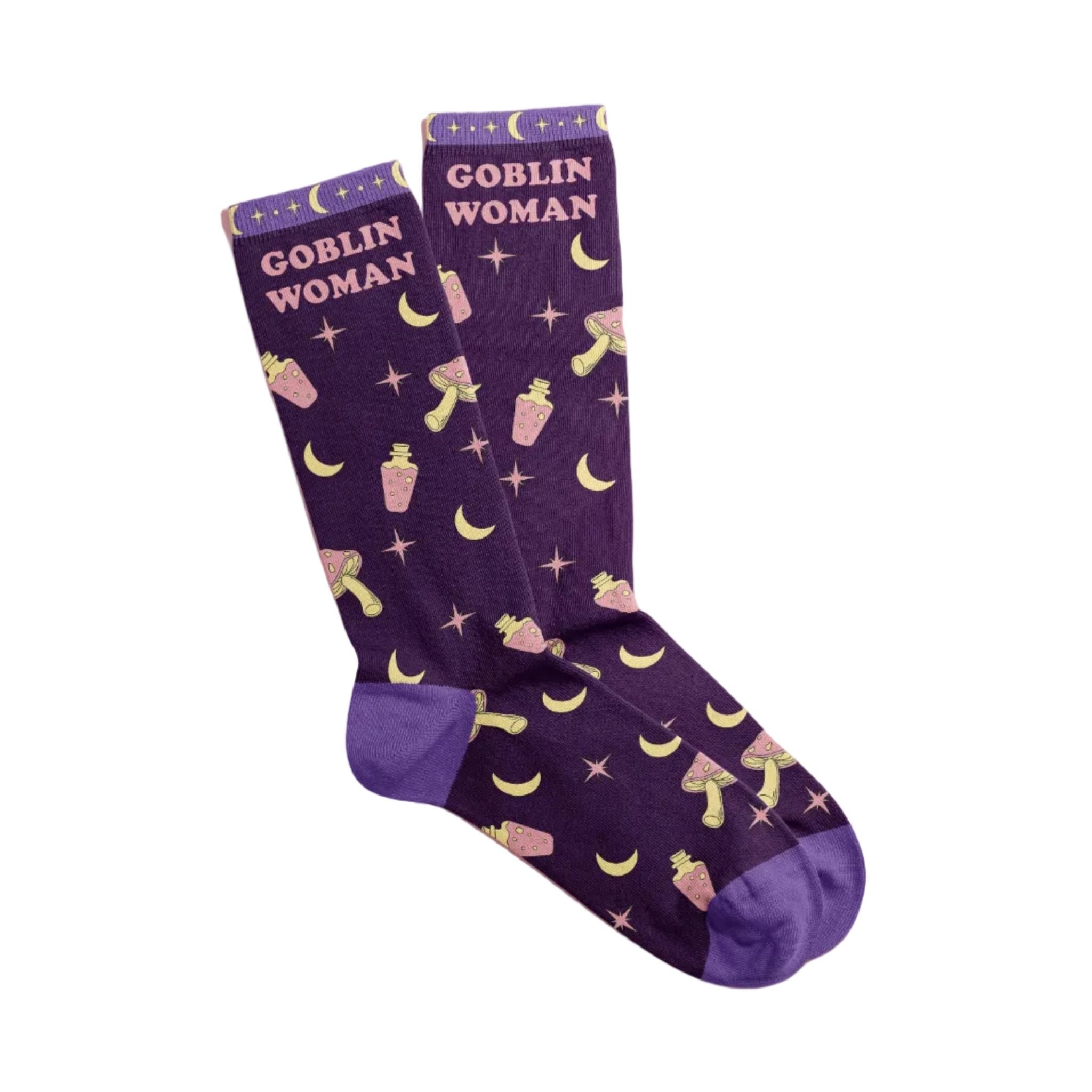 Goblin Woman Socks Socks - Crew La Vie Bien Goblin Woman Socks
