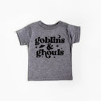 Goblins and Ghouls toddler and youth tee, Halloween collection by Benny and Ray Apparel