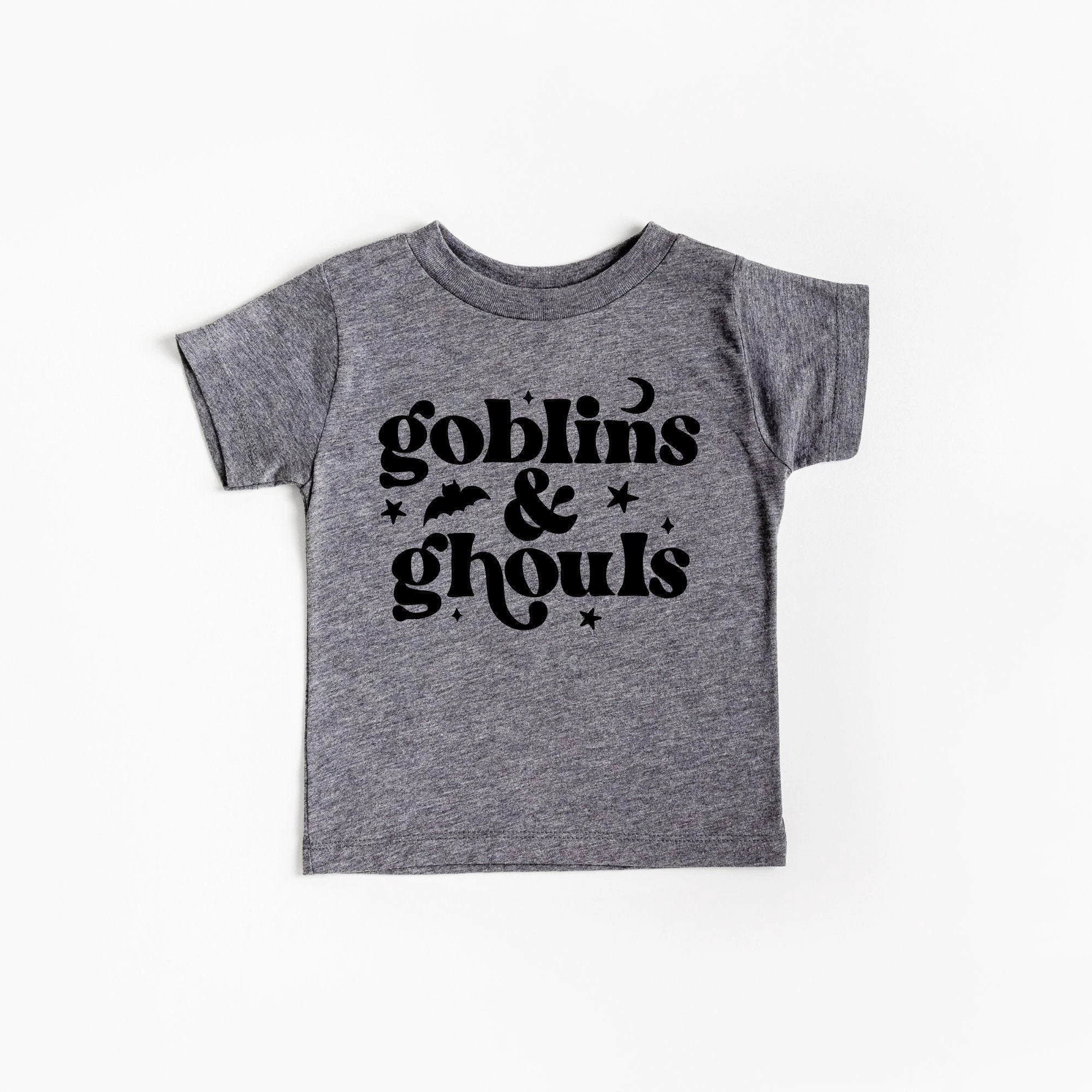 Goblins and Ghouls toddler and youth tee, Halloween collection by Benny and Ray Apparel