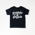 Goblins and Ghouls toddler and youth tee, Halloween collection by Benny and Ray Apparel