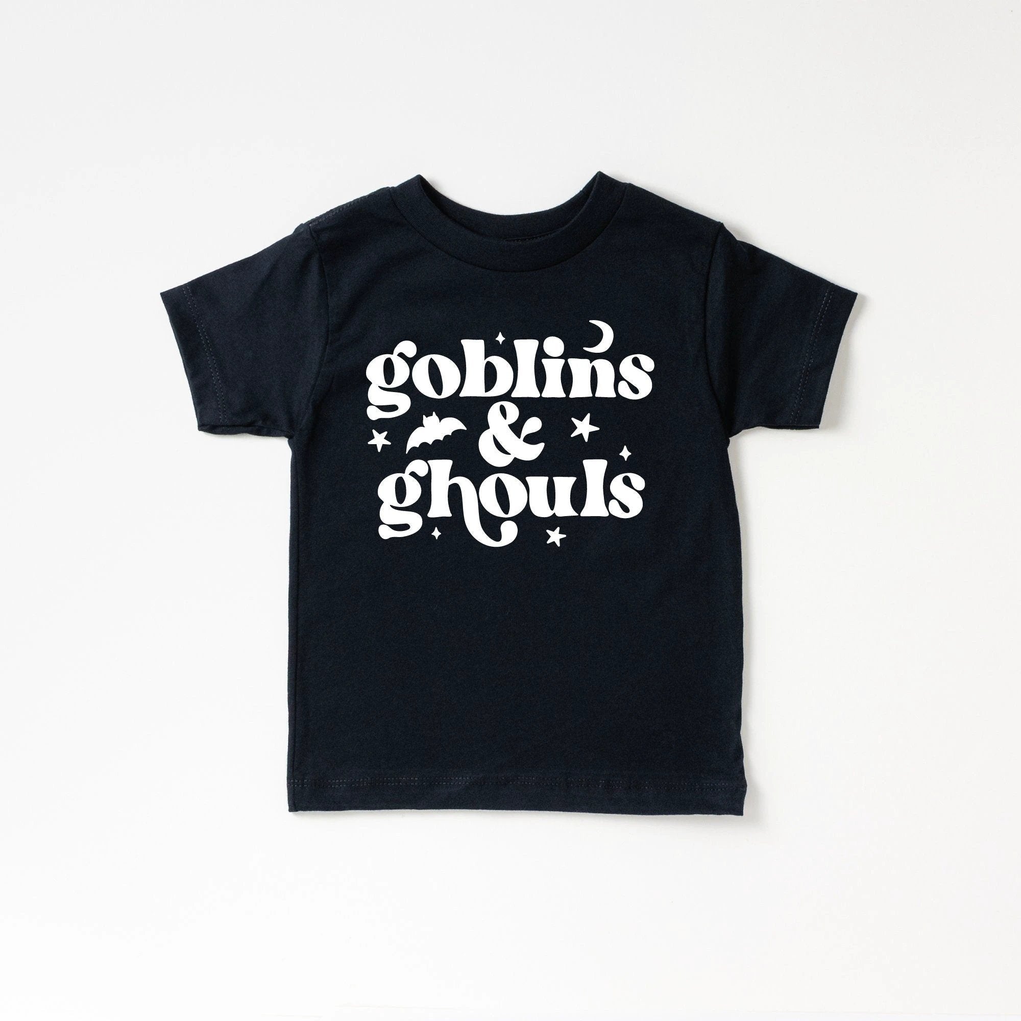 Goblins and Ghouls toddler and youth tee, Halloween collection by Benny and Ray Apparel