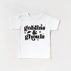 Goblins and Ghouls toddler and youth tee, Halloween collection by Benny and Ray Apparel