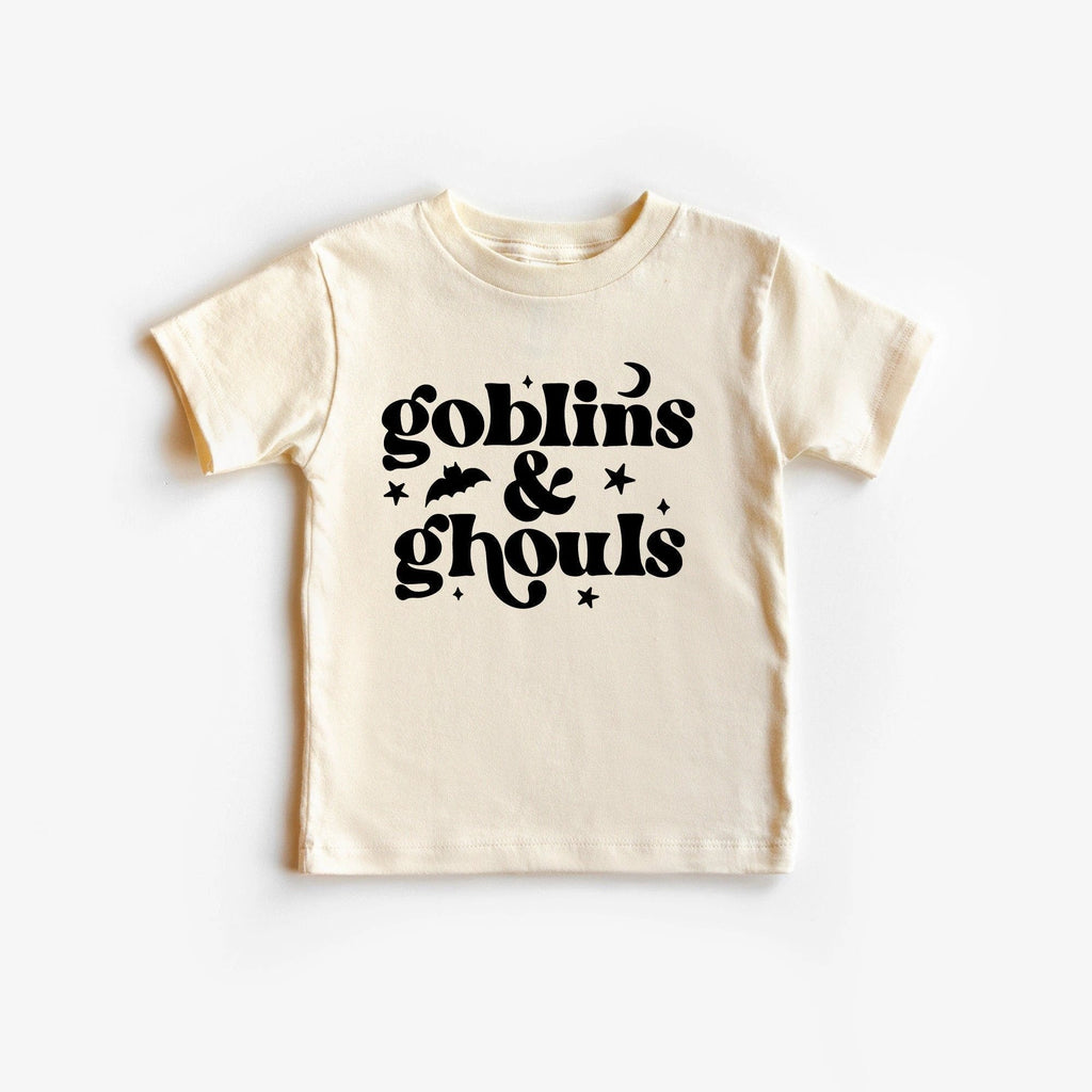 Goblins and Ghouls toddler and youth tee, Halloween collection by Benny and Ray Apparel
