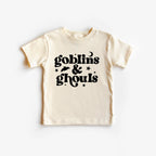 Goblins and Ghouls toddler and youth tee, Halloween collection by Benny and Ray Apparel