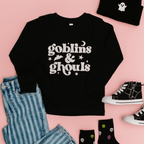 Goblins and Ghouls toddler and youth tee, Halloween collection by Benny and Ray Apparel