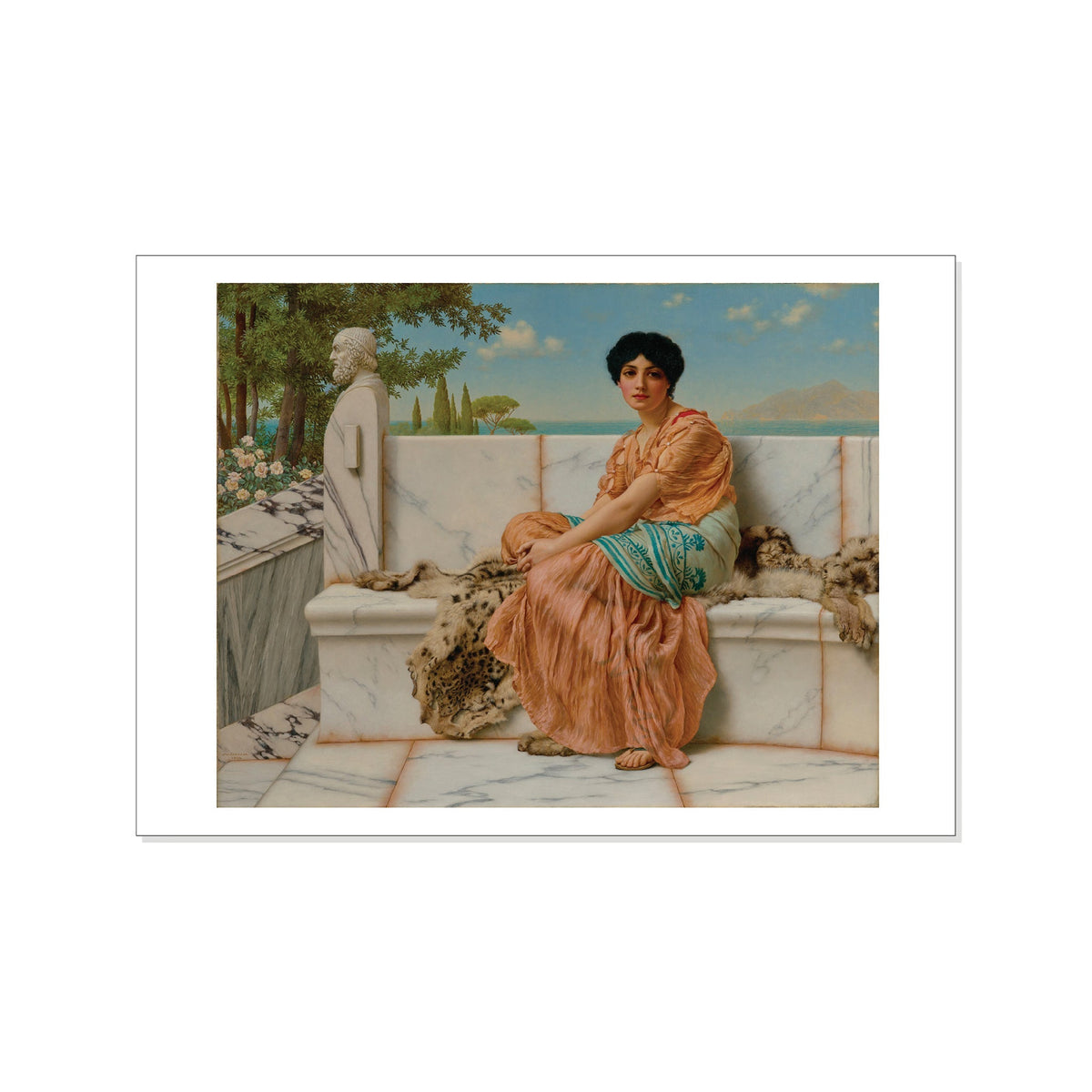 Godward - Reverie - Postcard STATIONERY La Vie Bien Godward - Reverie - Postcard