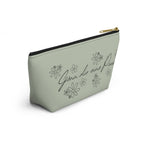 Gönn dir eine Pause Floral Makeup Bag, German mental health Accessory Pouch Bags La Vie Bien Gönn dir eine Pause Floral Makeup Bag, German mental health Accessory Pouch