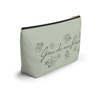 Gönn dir eine Pause Floral Makeup Bag, German mental health Accessory Pouch Bags La Vie Bien Gönn dir eine Pause Floral Makeup Bag, German mental health Accessory Pouch