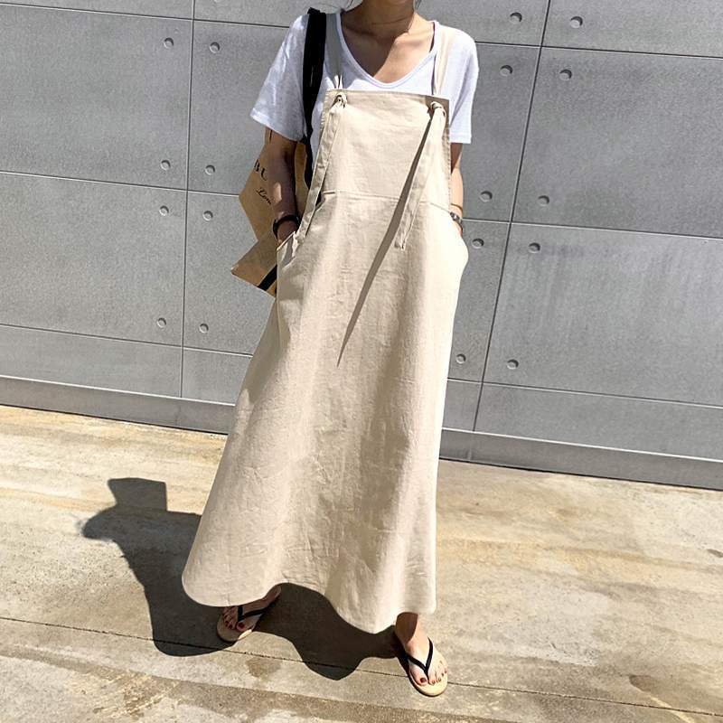 Going Off Overall Dress