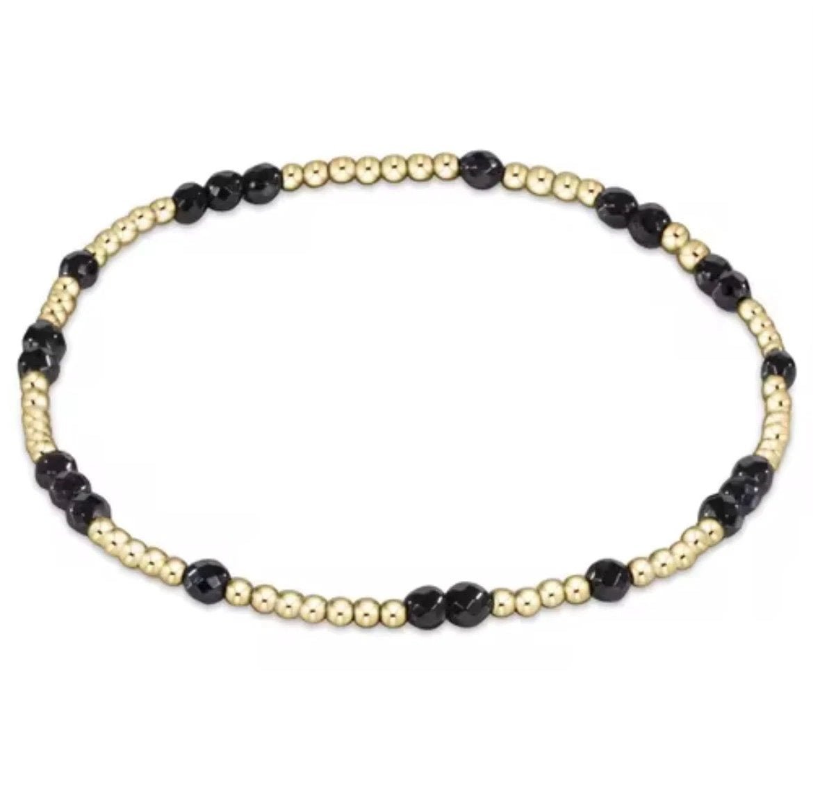 Gold Beaded Crystal Waterproof Non - Tarnish Bracelets