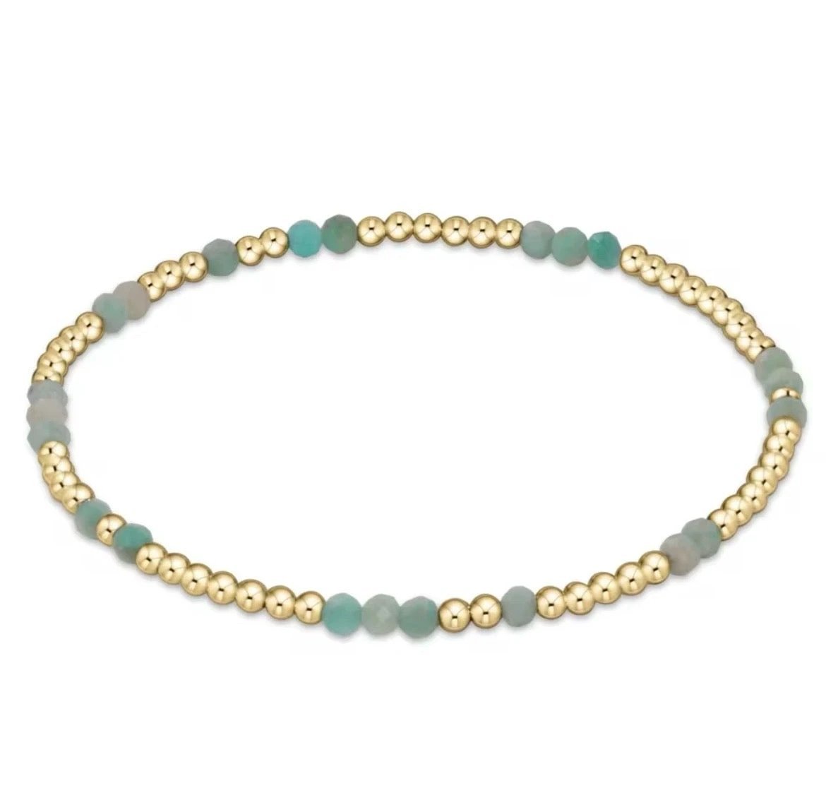 Gold Beaded Crystal Waterproof Non - Tarnish Bracelets