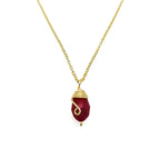 Gold Birthstone necklace by Alegria Accessories Inc