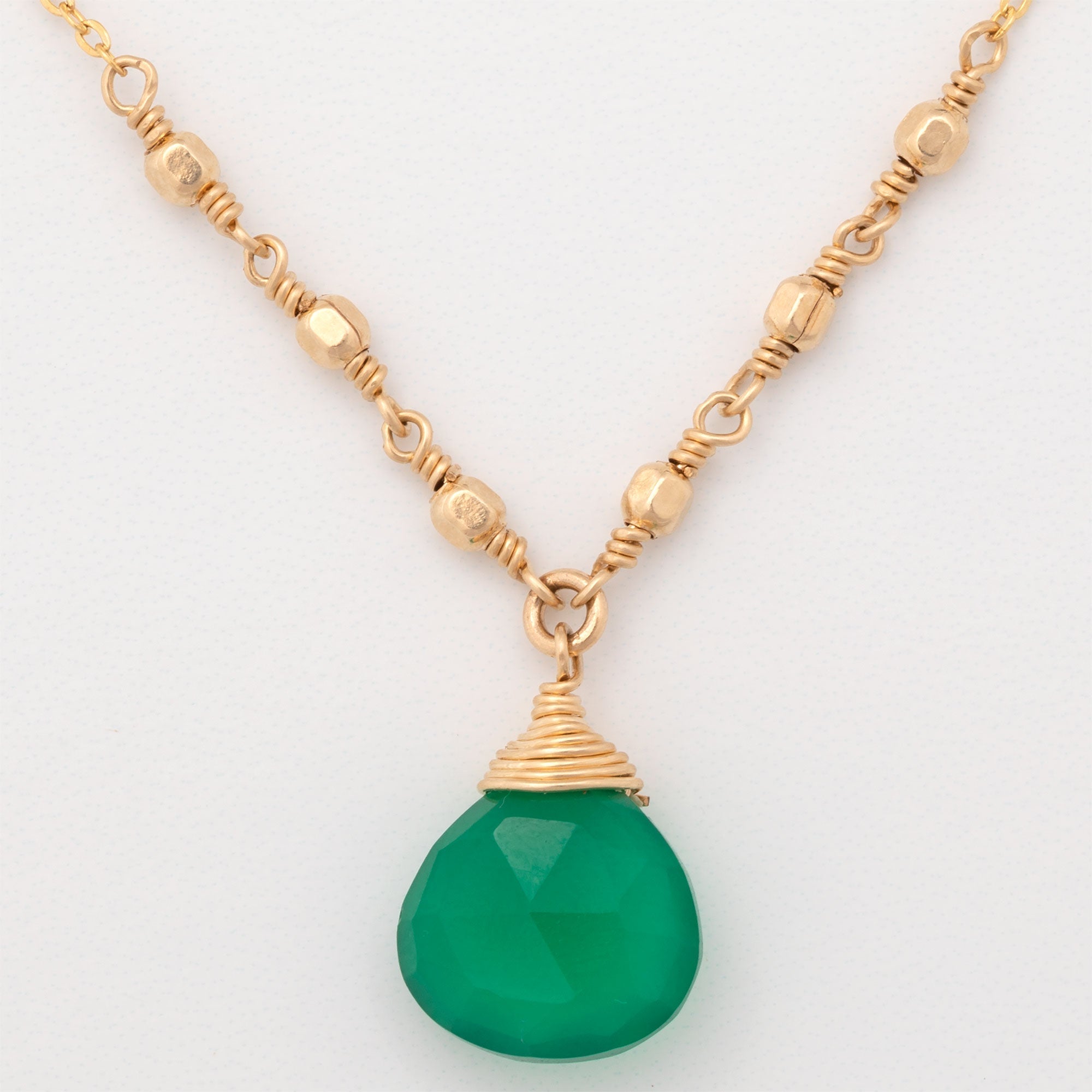 Gold Filled Necklace with Gemstone Necklaces - Fine La Vie Bien Gold Filled Necklace with Gemstone