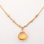 Gold Filled Necklace with Gemstone Necklaces - Fine La Vie Bien Gold Filled Necklace with Gemstone