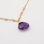 Gold Filled Necklace with Gemstone Necklaces - Fine La Vie Bien Gold Filled Necklace with Gemstone