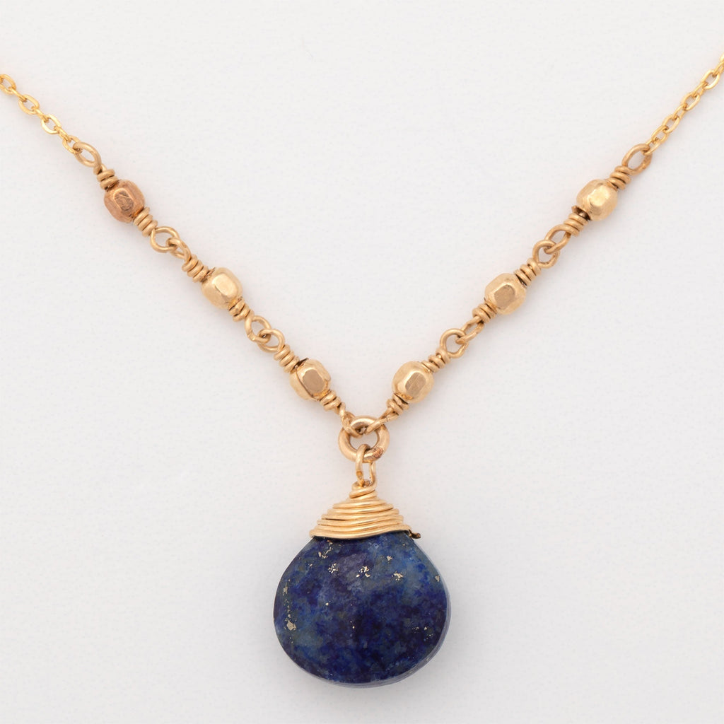 Gold Filled Necklace with Gemstone Necklaces - Fine La Vie Bien Gold Filled Necklace with Gemstone