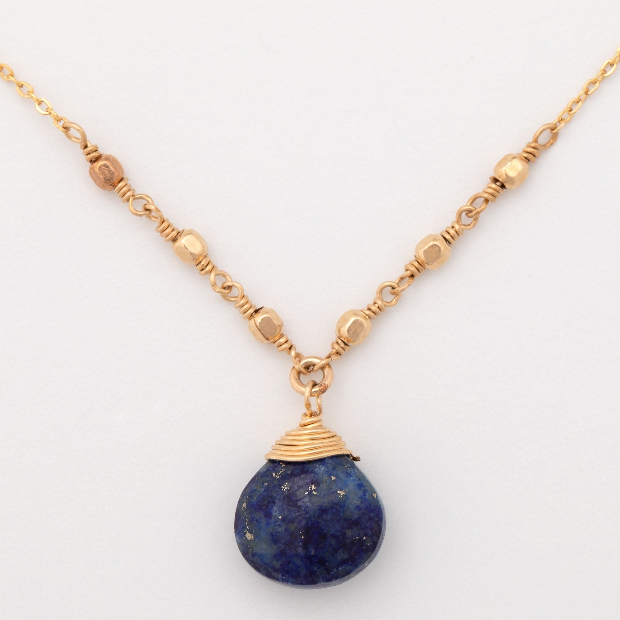 Gold Filled Necklace with Gemstone Necklaces - Fine La Vie Bien Gold Filled Necklace with Gemstone