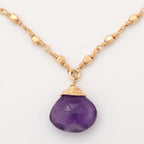 Gold Filled Necklace with Gemstone Necklaces - Fine La Vie Bien Gold Filled Necklace with Gemstone
