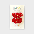 Gold Hearts Hair Clips by Parker + Kay Creative