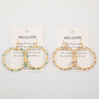 Gold-Plated Bohemian Crystal Earrings Earrings - Fashion La Vie Bien Gold-Plated Bohemian Crystal Earrings