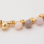 Gold-Plated Bohemian Crystal Earrings Earrings - Fashion La Vie Bien Gold-Plated Bohemian Crystal Earrings