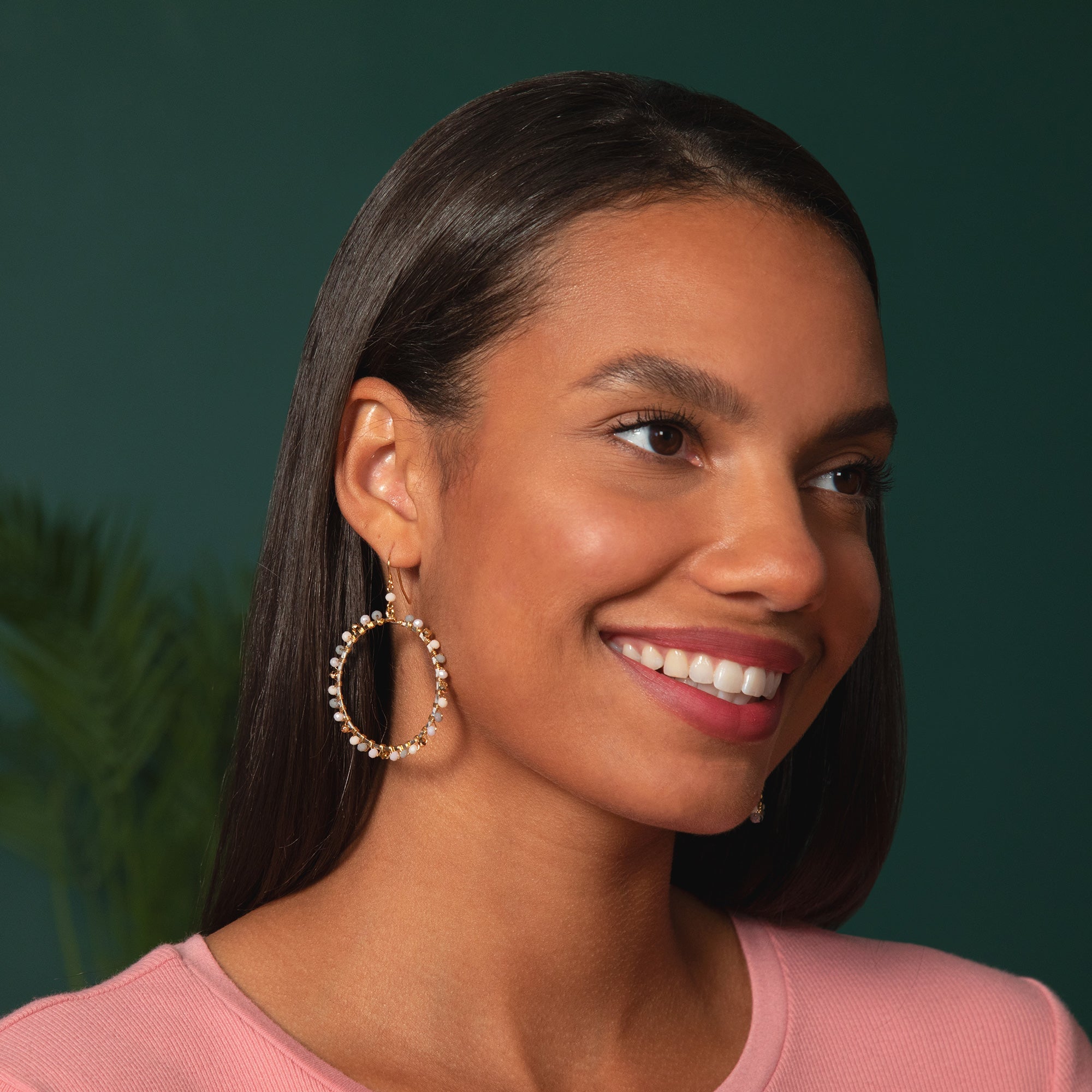 Gold-Plated Bohemian Crystal Earrings Earrings - Fashion La Vie Bien Gold-Plated Bohemian Crystal Earrings