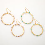 Gold-Plated Bohemian Crystal Earrings Earrings - Fashion La Vie Bien Gold-Plated Bohemian Crystal Earrings