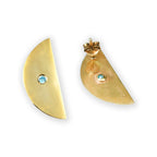 Gold-Plated Sterling Silver Earrings with Zircon La Vie Bien Gold-Plated Sterling Silver Earrings with Zircon
