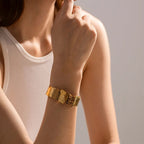 Gold Sheet Bracelet Bracelets La Vie Bien Gold Sheet Bracelet