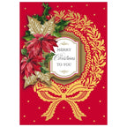 Gold Wreath Boxed Card 10 ct by Anna Griffin Inc.