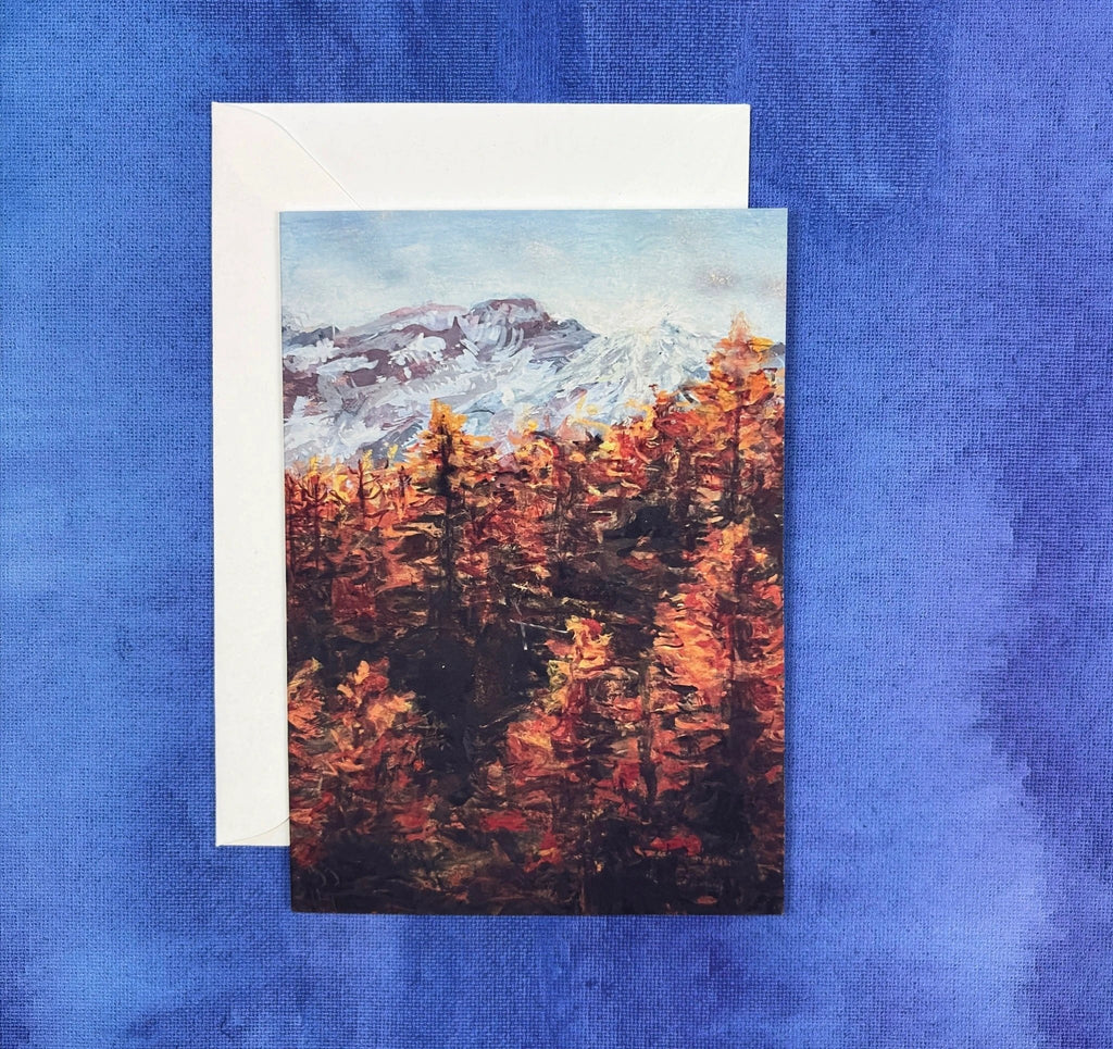 Golden Autumn Sunrise - Greeting Card by Tiffany Bates Art