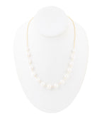 Golden Chain and White Pearl Necklaces Necklaces La Vie Bien Golden Chain and White Pearl Necklaces