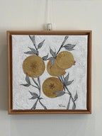 Golden Pomegranates-II Painting Canvas Art La Vie Bien Golden Pomegranates-II Painting
