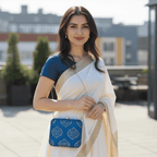 Golden Sequins And Thread Work Embroidery Clutch Clutch La Vie Bien Golden Sequins And Thread Work Embroidery Clutch