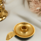 Golden Taper Candlestick Holder Dish home Decor La Vie Bien Golden Taper Candlestick Holder Dish