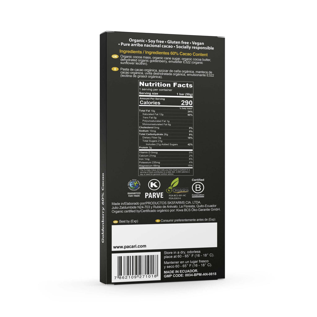 Goldenberry Chocolate Chocolate La Vie Bien Goldenberry Chocolate